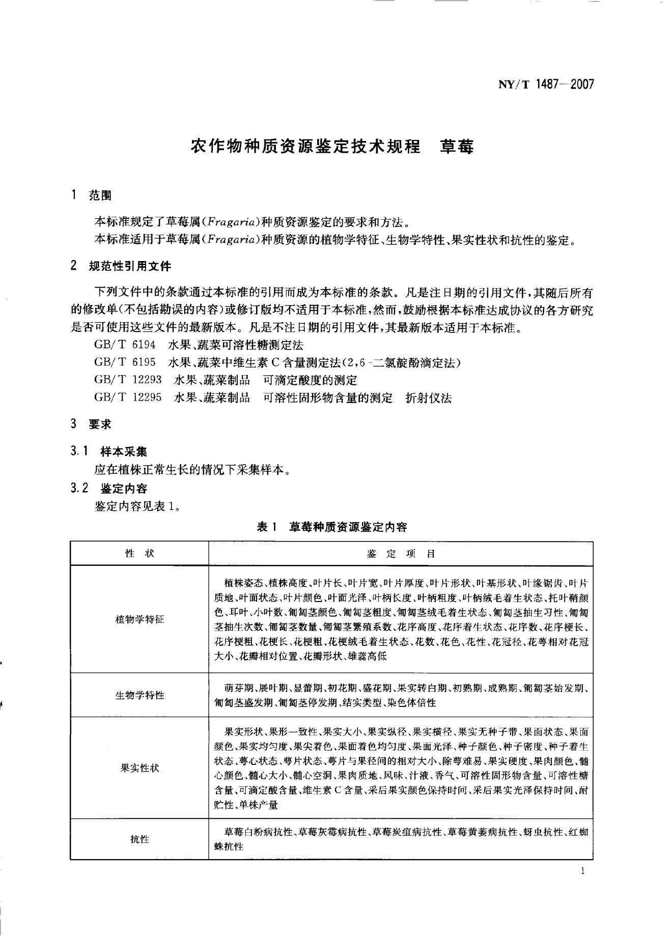 NY/T 1487-2007 标准预览