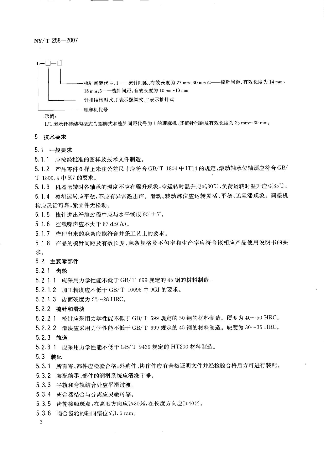 NY/T 258-2007 标准预览