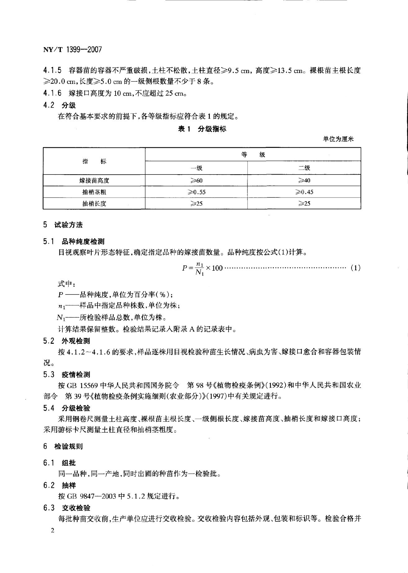 NY/T 1399-2007 标准预览