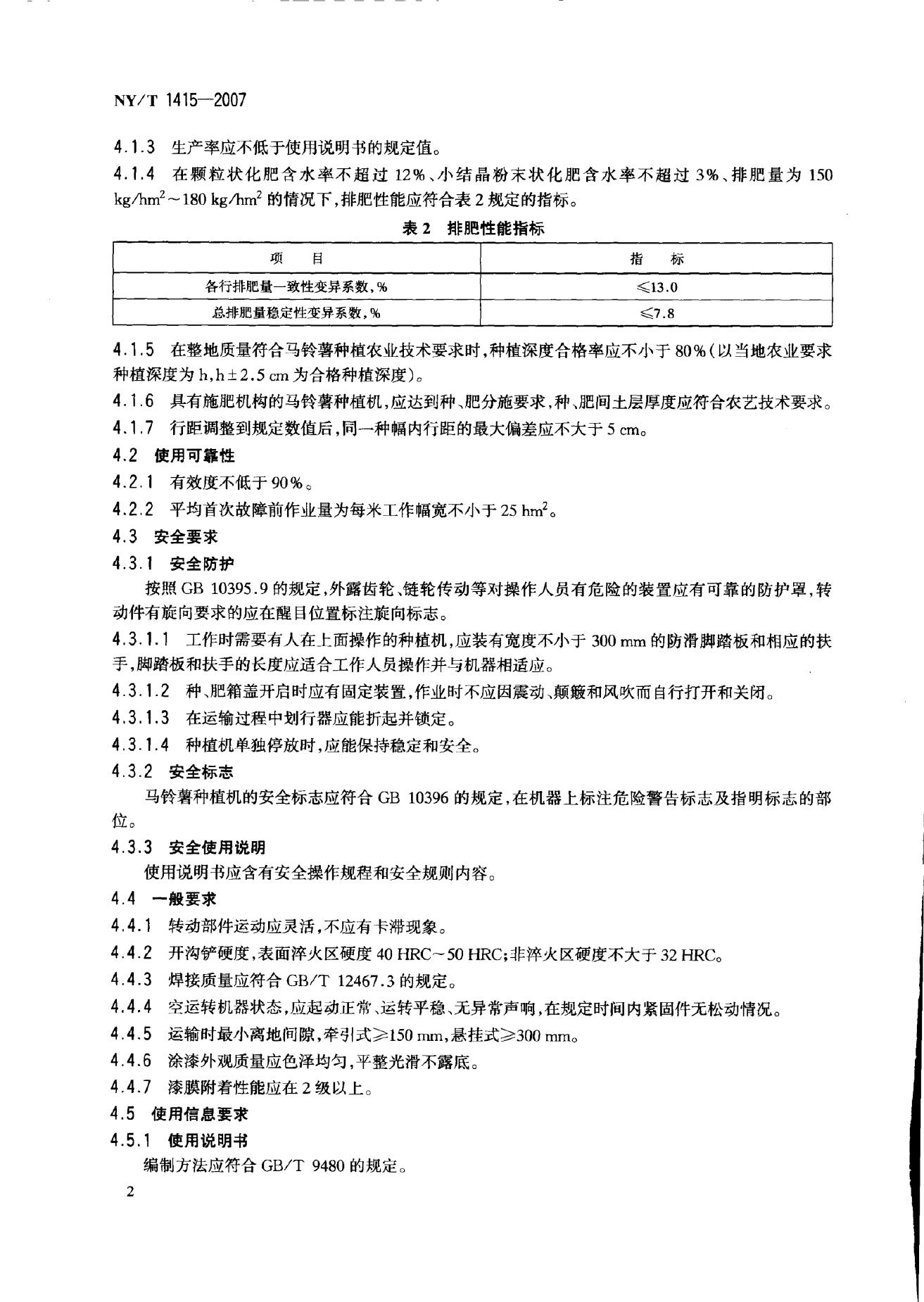 NY/T 1415-2007 标准预览