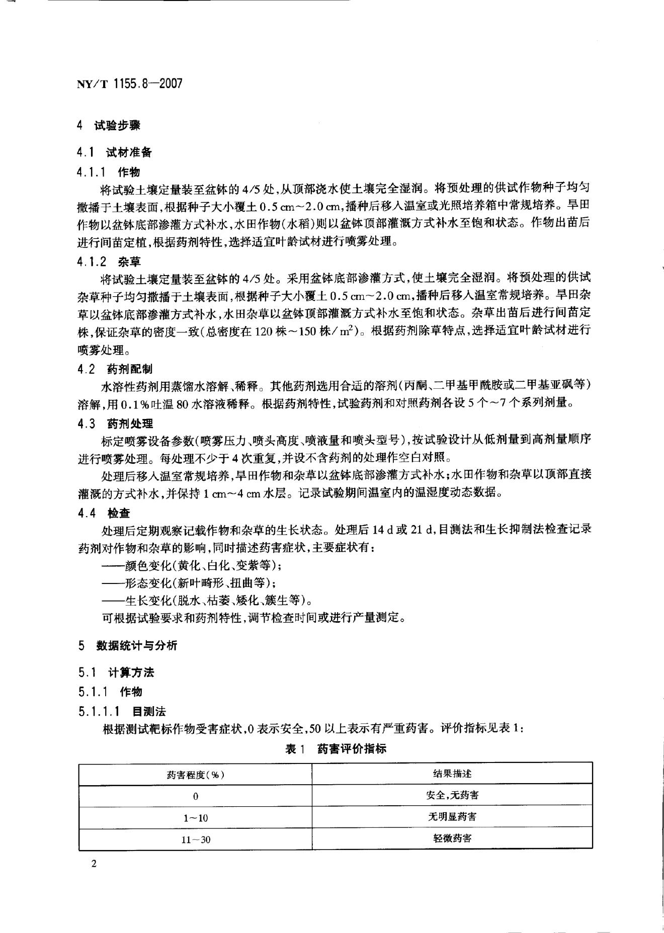NY/T 1155.8-2007 标准预览