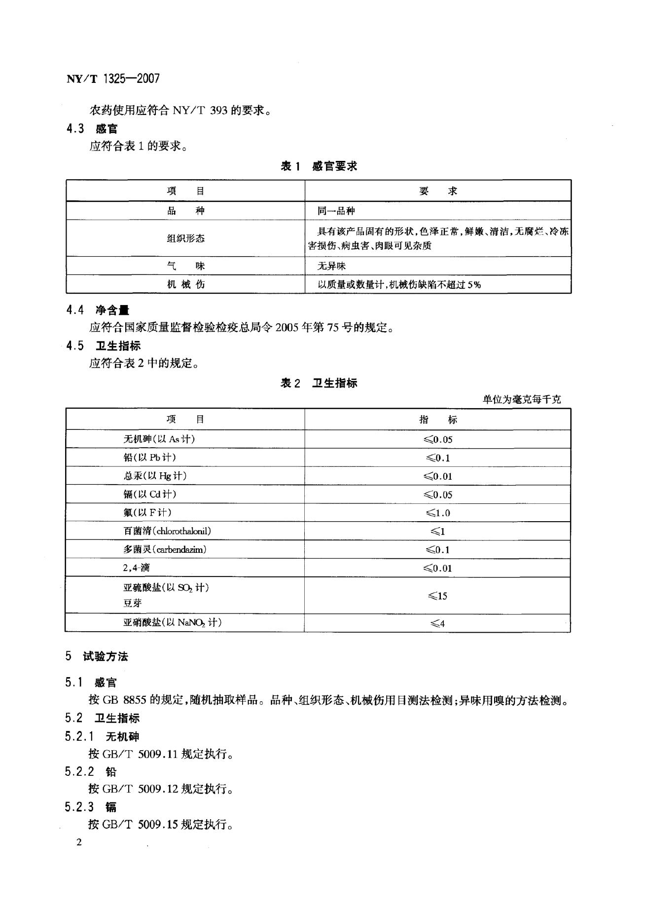 NY/T 1325-2007 标准预览