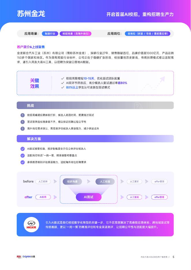用友&大易：AI面试典型客户案例集（2026版）_第6页