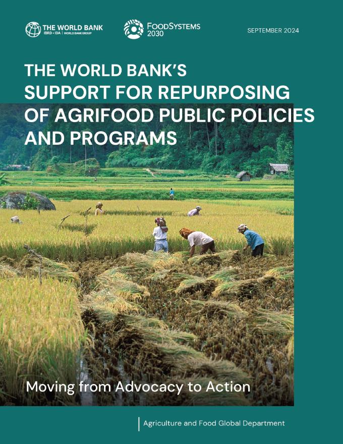 世界银行：2024年世界银行对农业食品公共政策和计划再利用的支持：从宣传到行动报告（英文版）