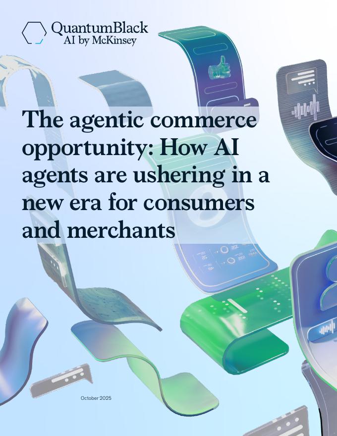 麦肯锡：2025年AI代理为消费者和商家开创一个新时代报告（英文版）海报