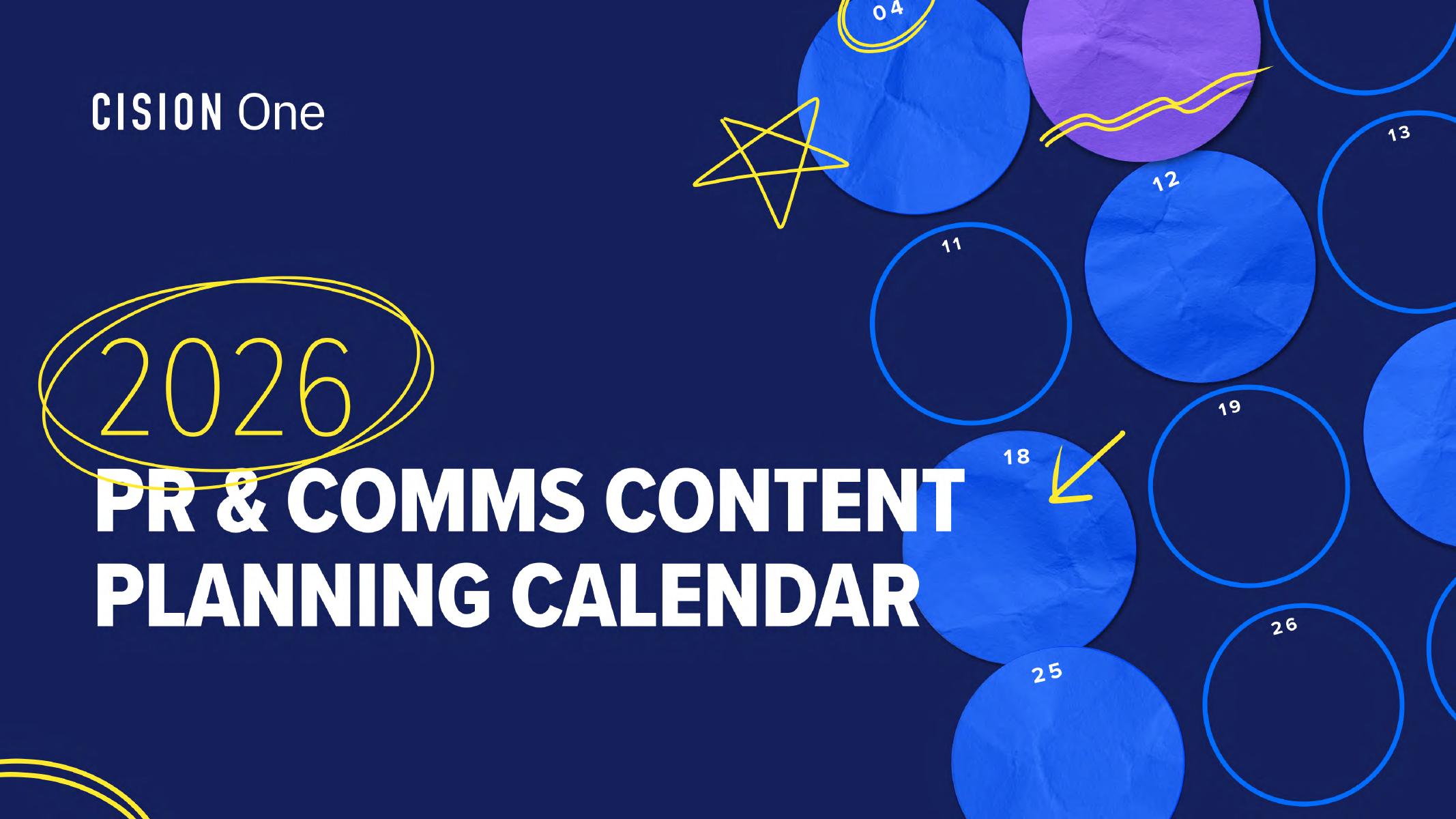 美通社：2026年公关与传播内容策划日历（英文版）