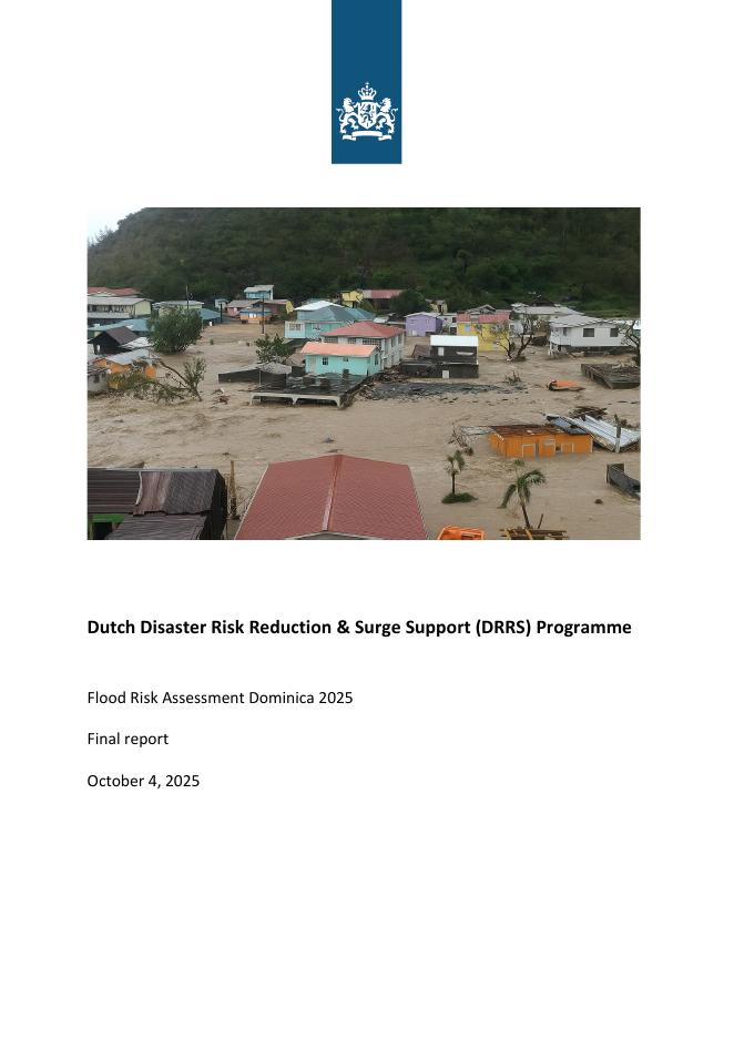 荷兰企业局（RVO）：2025年荷兰灾害风险减少与应急支持计划（DRRS）-多米尼加洪水风险评估报告（英文版）