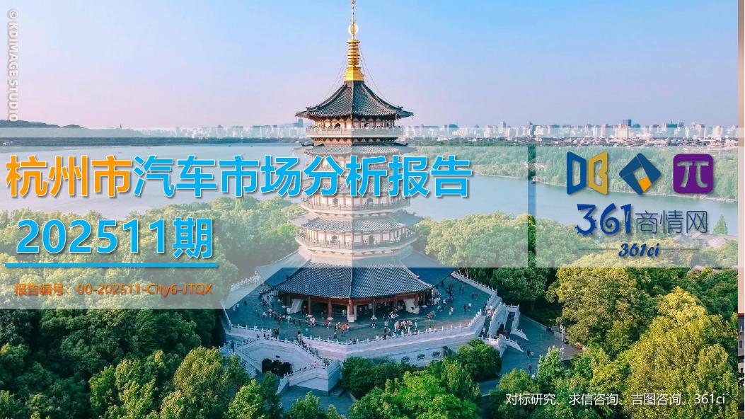 吉图咨询：杭州市汽车市场分析报告（2025年第11期）