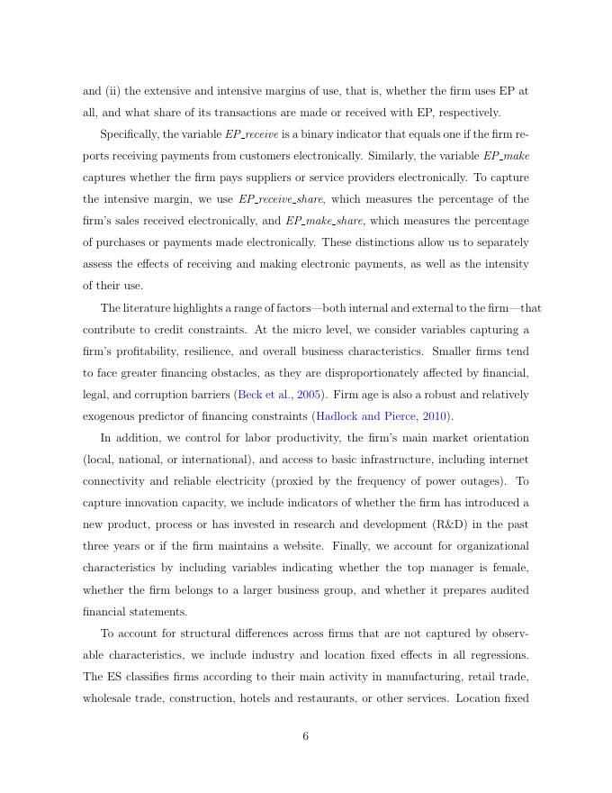 世界银行：公司信贷约束与电子支付：全球分析（英文版）_第8页
