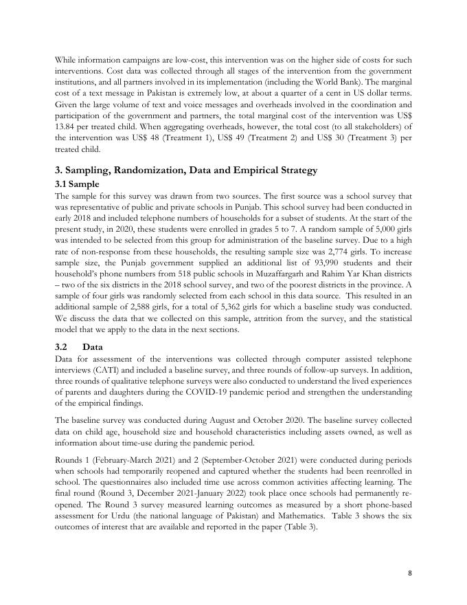 世界银行：大规模推动：巴基斯坦旁遮普省学校停课期间政府短信活动的证据（英文版）_第10页