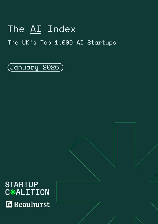 Startup Coalition：2026年AI指数：英国AI初创企业1000强报告（英文版）