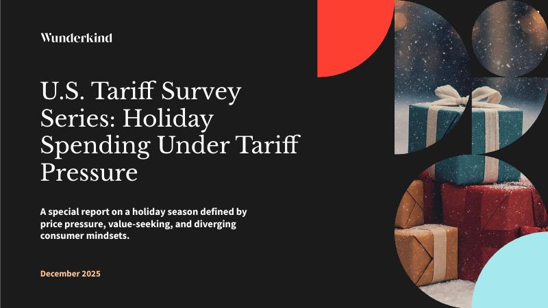 Wunderkind：2025年美国关税调查系列：关税压力下的假日消费报告（英文版）
