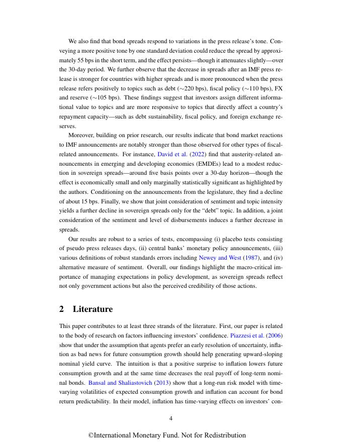 国际货币基金组织：与市场对话：国际货币基金组织的公告在投资者信心中的作用（英文版）_第3页