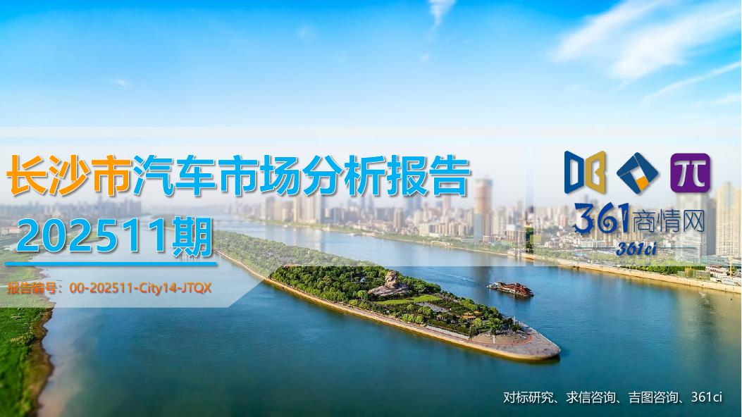 吉图咨询：长沙市汽车市场分析报告（2025年第11期）