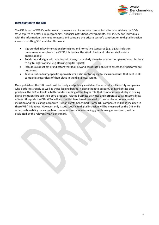 世界基准联盟（WBA）：2020年数字包容基准方法草案（英文版）_第7页