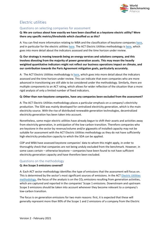 世界基准联盟（WBA）：2020年气候与能源基准：技术常见问题报告（英文版）_第10页