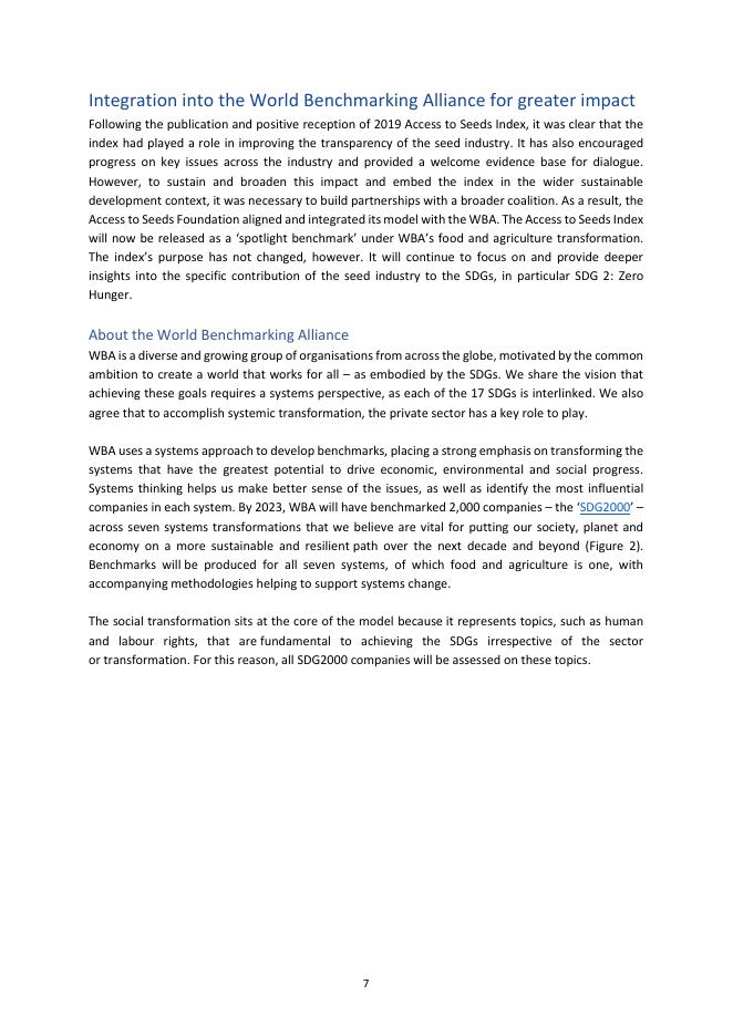 世界基准联盟（WBA）：2020年种子获取指数方法论报告（英文版）_第7页