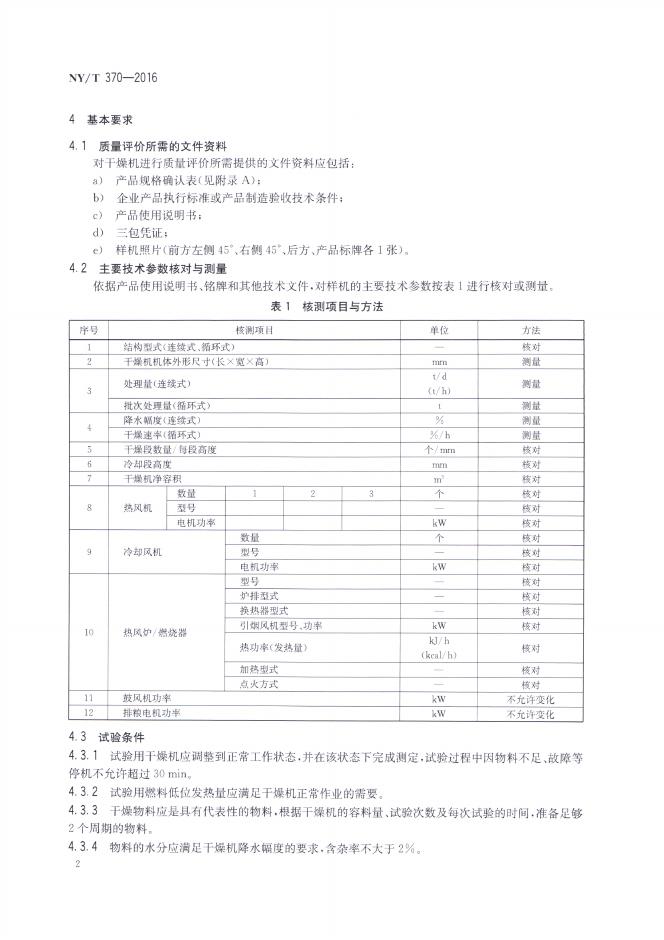 NY/T 370-2016 标准预览