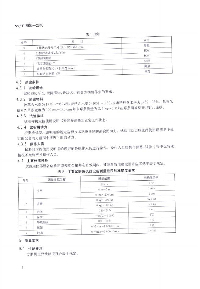 NY/T 2906-2016 标准预览