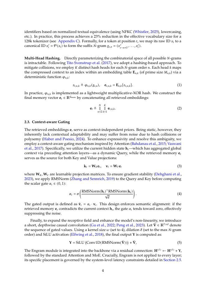 通过可伸缩查找的条件记忆 大型语言模型的新稀疏轴（英文版）_第4页