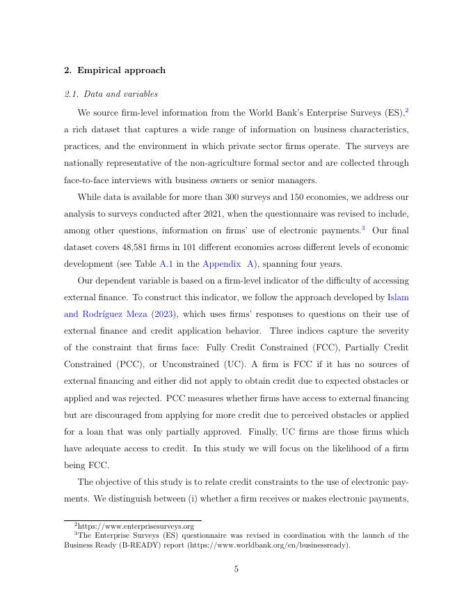 世界银行：企业信贷约束与电子支付：全球分析（英文版）_第7页