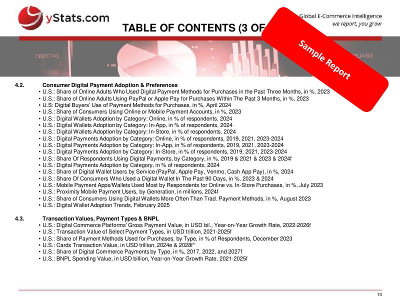 yStats：2026年全球汇编：第6卷北美B2C和B2B电子商务、支付和人工智能报告（英文版）_第10页