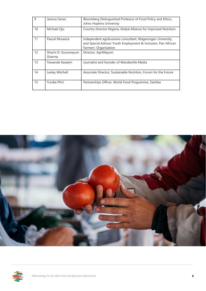 世界基准联盟（WBA）：2023年食品和农业基准方法报告（英文版）_第9页