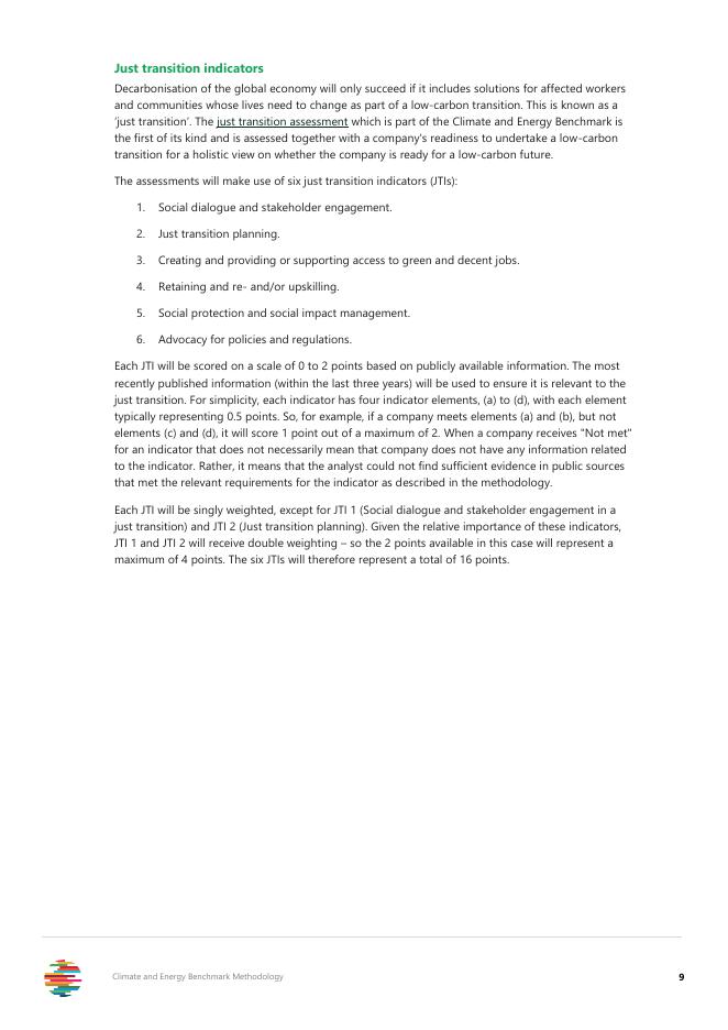 世界基准联盟（WBA）：2023年气候与能源基准的方法论报告（英文版）_第9页
