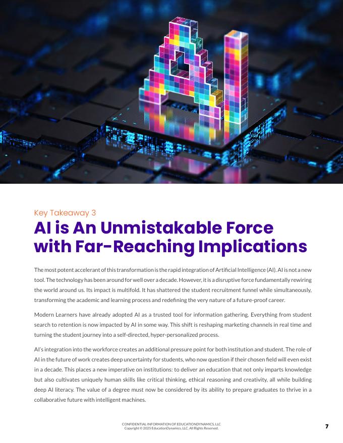 EducationDynamics：2026年高等教育展望报告：高等教育在不断变化的环境中的转型战略要务报告（英文版）_第7页