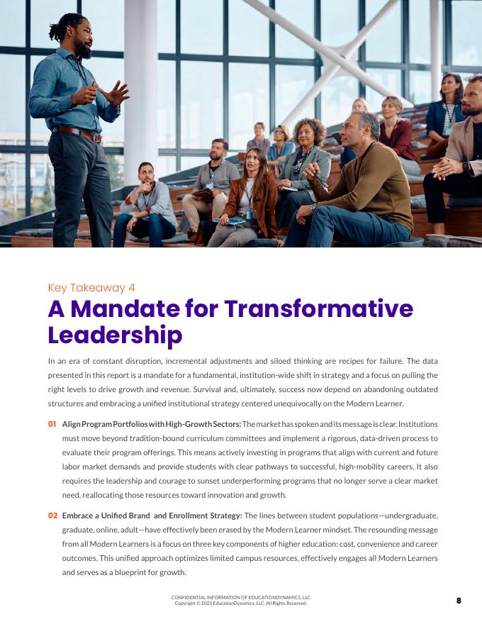 EducationDynamics：2026年高等教育展望报告：高等教育在不断变化的环境中的转型战略要务报告（英文版）_第8页