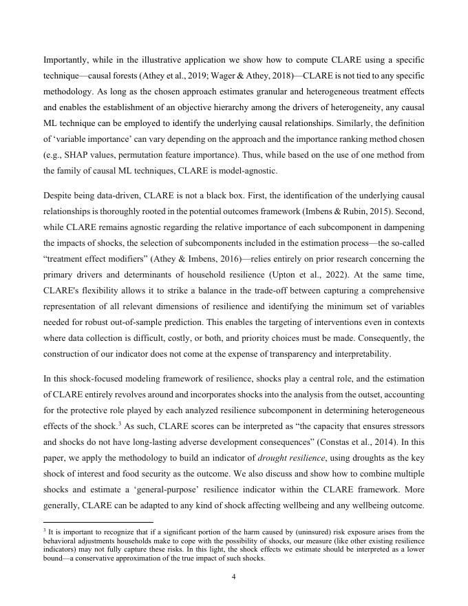 世界银行：CLARE：一种用于韧性估计的因果机器学习方法（英文版）_第6页