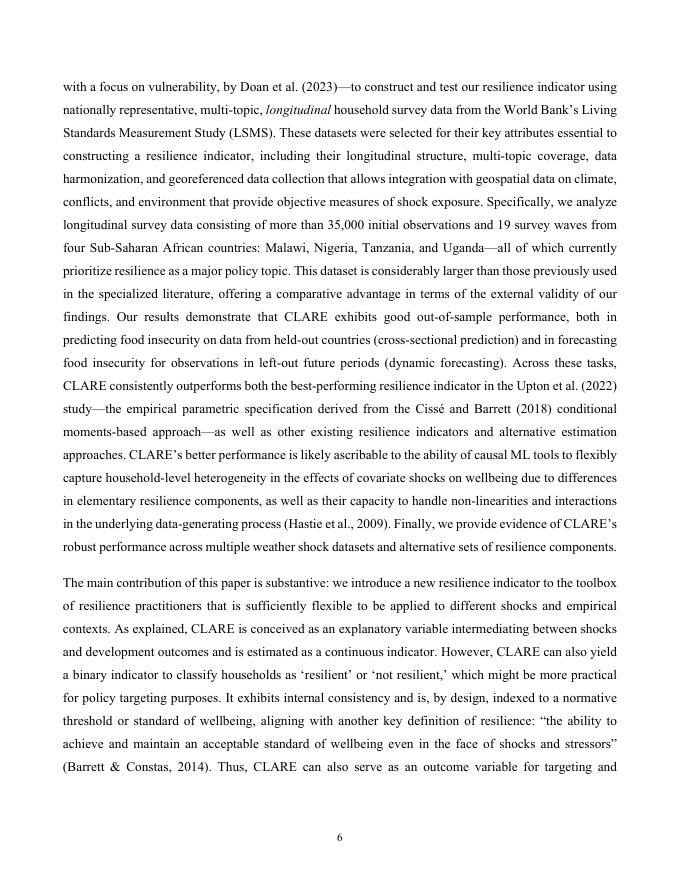 世界银行：CLARE：一种用于韧性估计的因果机器学习方法（英文版）_第8页