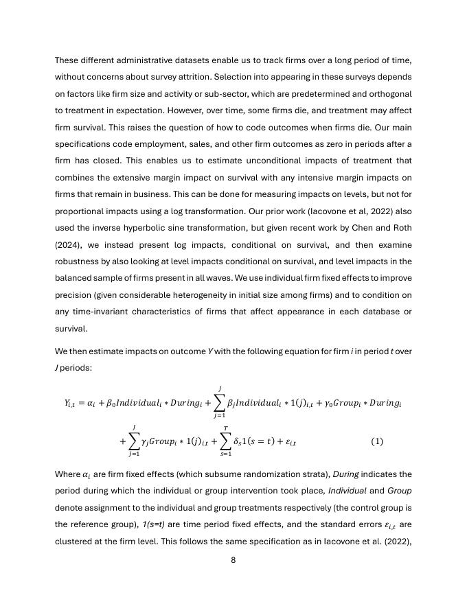 世界银行：十年后，集团咨询继续使企业受益：来自哥伦比亚汽车零部件公司的实验证据（英文版）_第10页