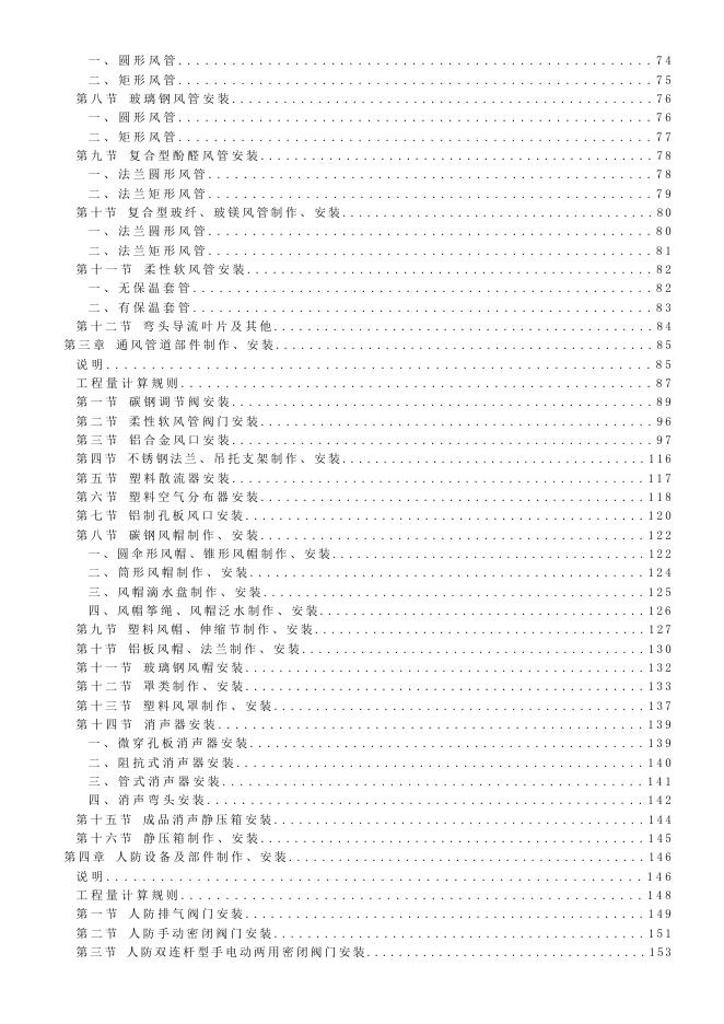 2024海南省安装工程综合定额-第七册 通风空调安装工程_第6页
