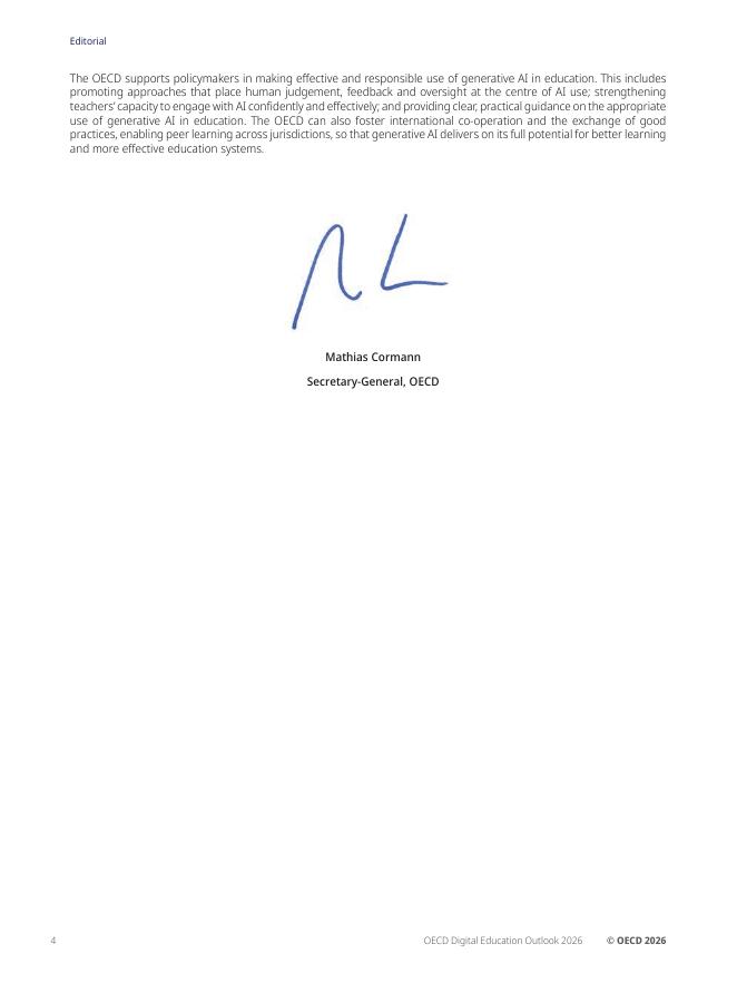 OECD经合组织：2026年数字教育展望报告：探索生成性人工智能在教育中的有效应用（英文版）_第6页