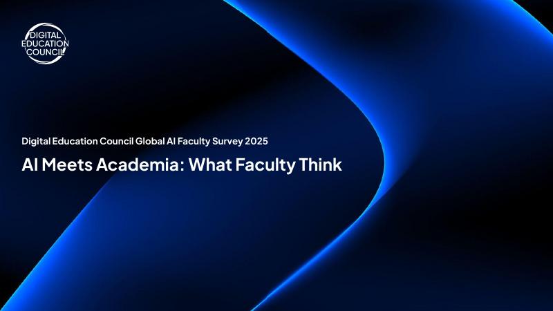 数字教育委员会：2025年全球人工智能教育委员会教师调查报告：人工智能与学术界的碰撞：教师观点（英文版）