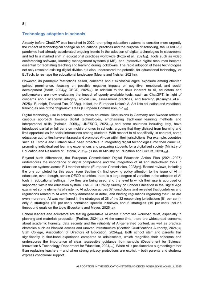 OECD经合组织：2025年人工智能在教育体系中的应用与采纳报告（英文版）_第9页