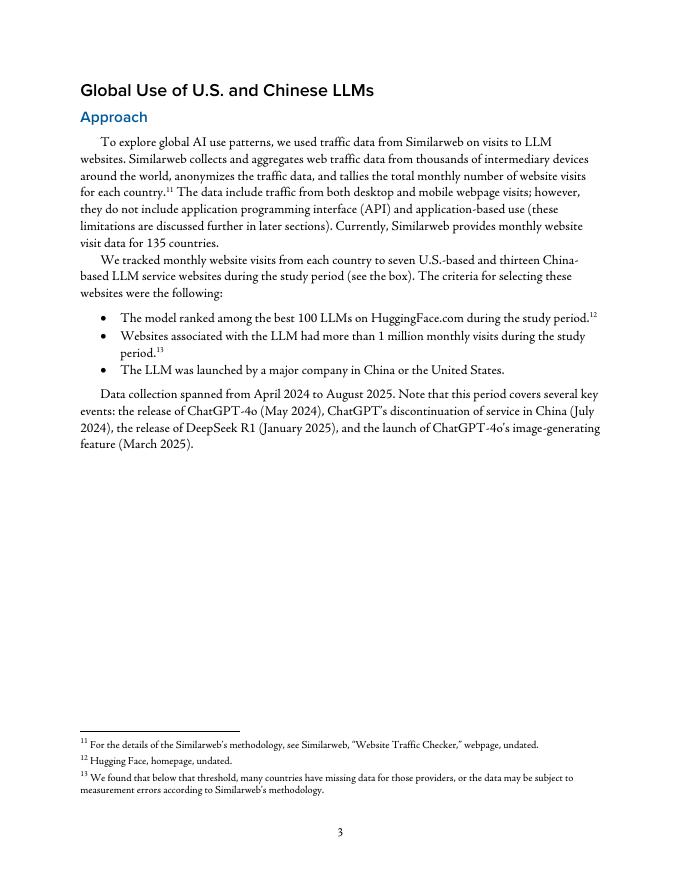 Rand兰德：2026年中美人工智能市场竞争-大型语言模型的全球使用模式分析报告（英文版）_第10页