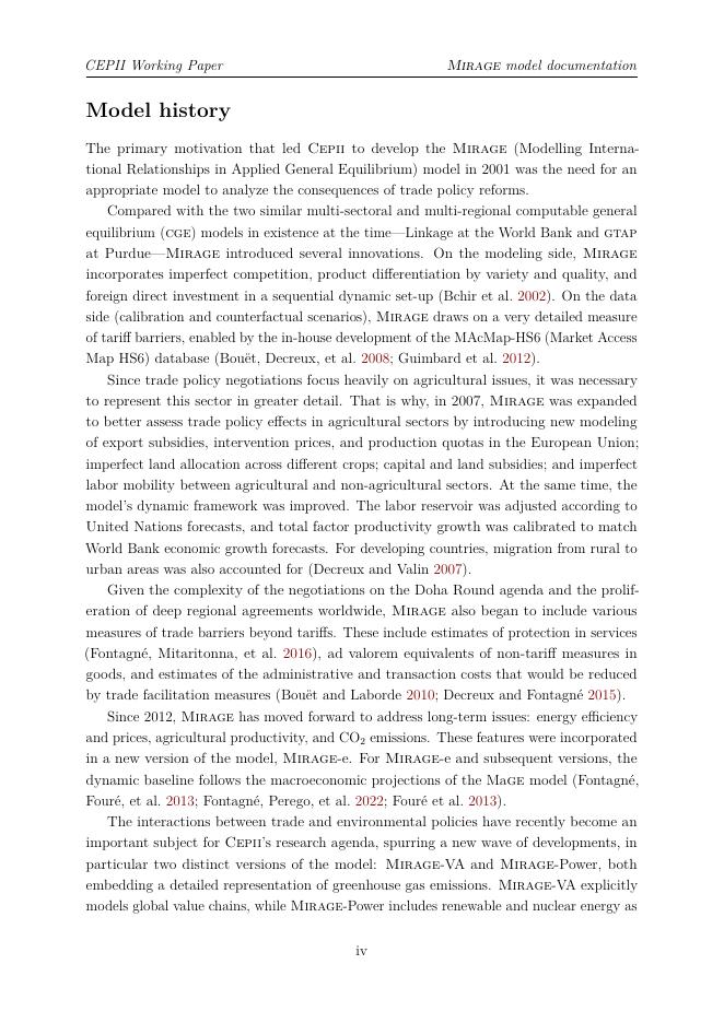 法国预测与国际信息中心：MIRAGE模型文档版本2.0（英文版）_第6页