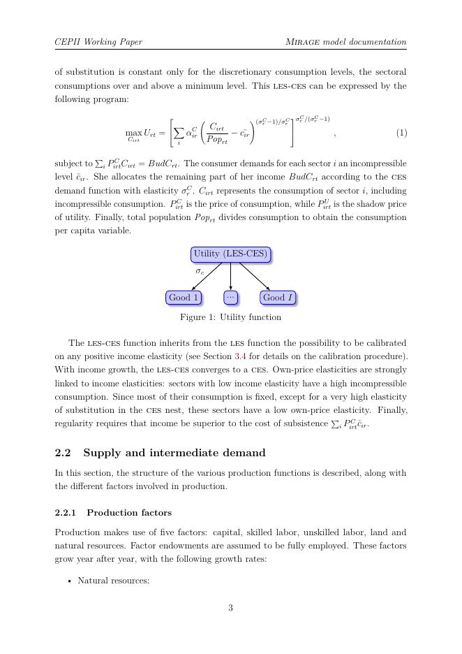 法国预测与国际信息中心：MIRAGE模型文档版本2.0（英文版）_第10页