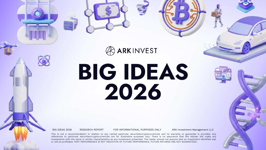 方舟投资（ARK Invest）：2026年大创意报告（英文版）海报