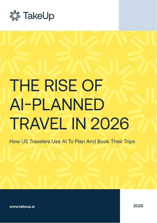 TakeUp：2026年AI规划旅行的兴起：美国旅行者如何使用AI进行旅行规划与预订研究报告（英文版）海报
