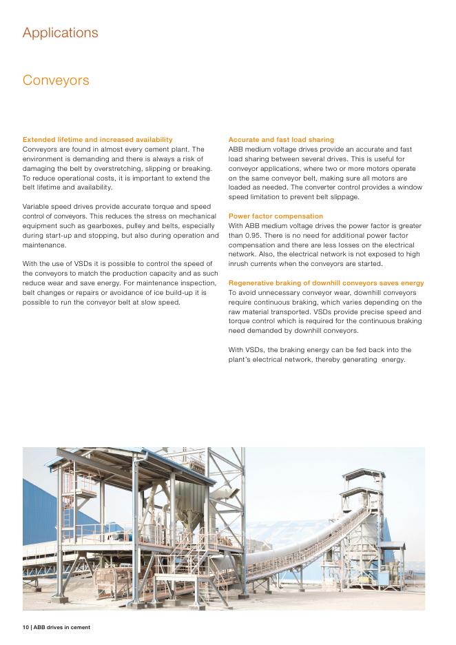 ABB drives in cement Medium voltage drives for reduced energy consumption and optimized process control_第10页