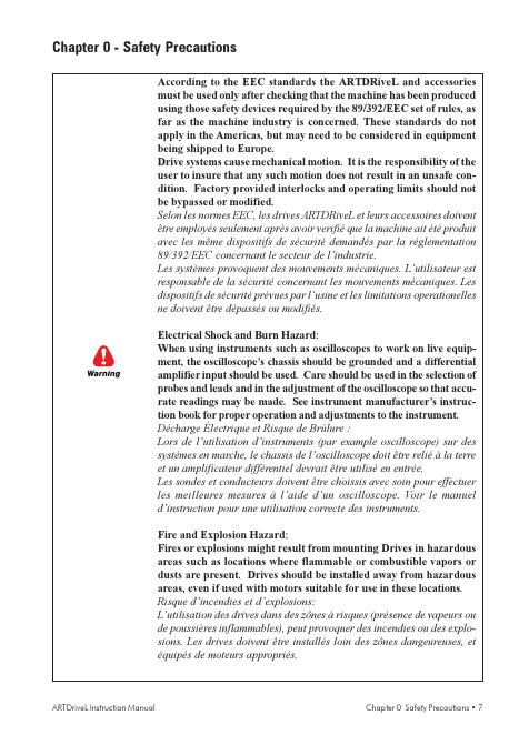 SIEI ARTDriveL Lift Vector AC Drives Instruction Manual_第7页