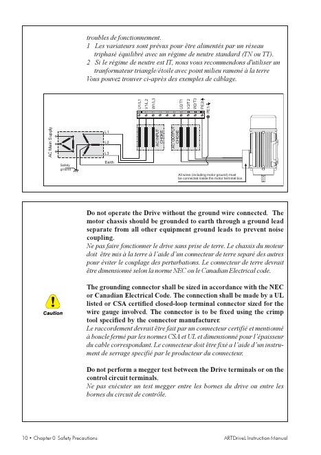 SIEI ARTDriveL Lift Vector AC Drives Instruction Manual_第10页