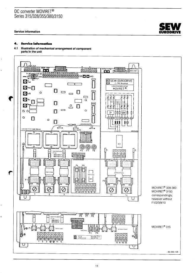 SEW MOVIRET-315/328/355/380/3150_第6页