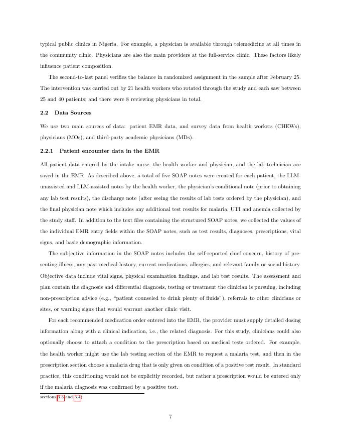 世界银行：LLM援助是否改善了医疗服务？使用现场医生和实验室测试进行评估（英文版）_第9页