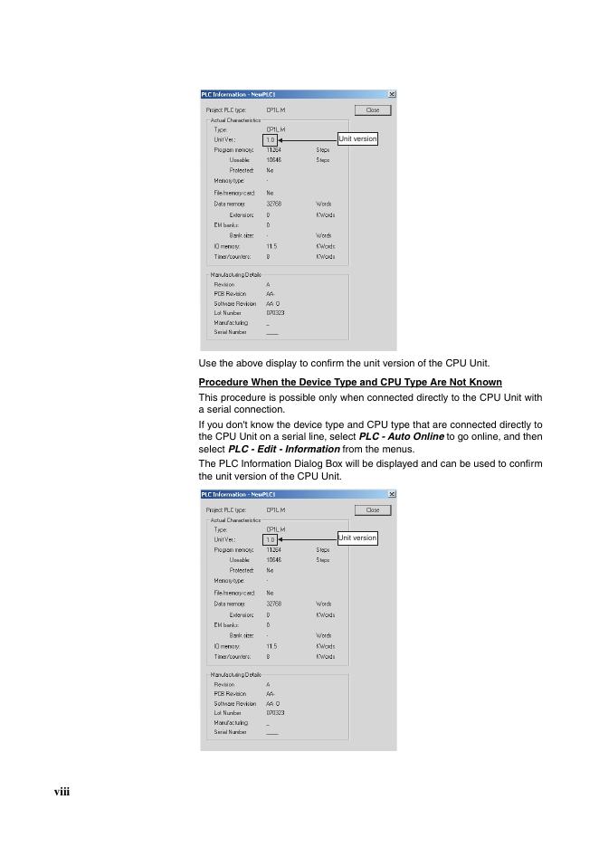 omron SYSMAC CP Series CP1L-L10D@-@ CP1L-L14D@-@ CP1L-L20D@-@ CP1L-M30D@-@ CP1L-M40D@-@ CP1L-M60D@-@ CP1L CPU Unit OPERATION MANUAL_第7页