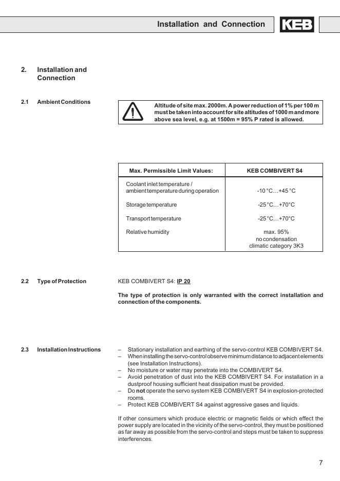 KEB-Size D/E /G /H/R /U 技术资料（德）_第7页