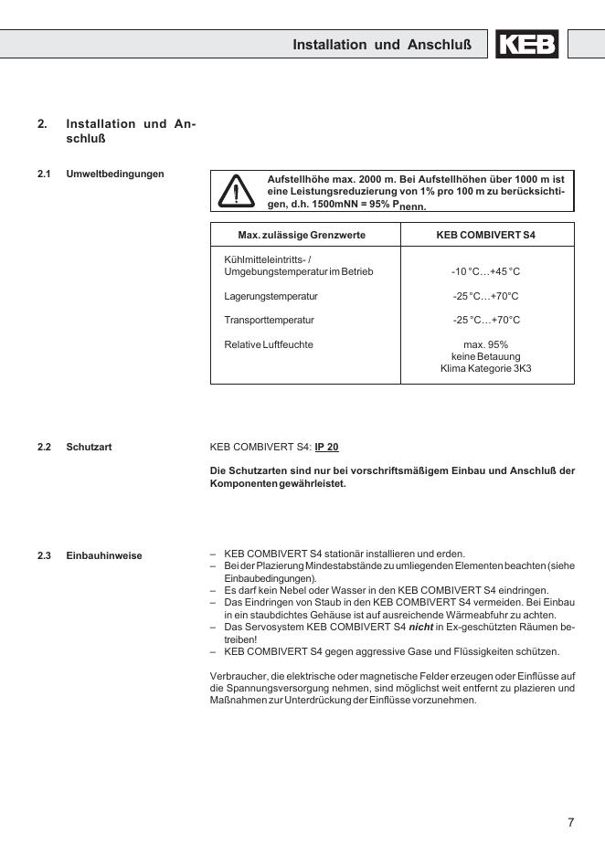 KEB-Size D/E /G /H/R /U-技术资料（德）_第7页